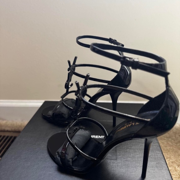 Cassandra YSL Logo Sandal - Picture 2 of 7